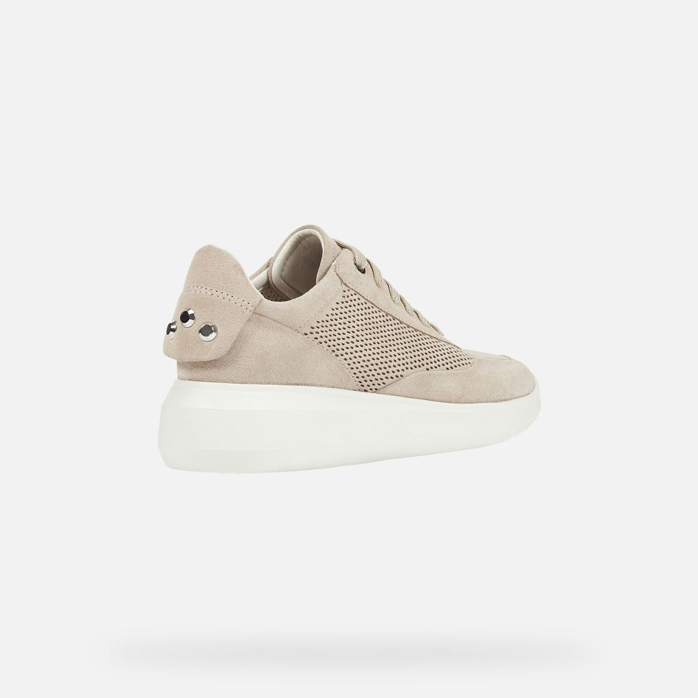 Geox Sneakers Beige Rubidia - Geox Womens Shoes - RMBUST085